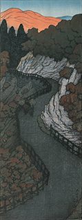 《塩原おかね路》1918（大正7）年秋、渡邊木版美術画舗蔵