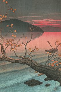 《十和田子之口》日本風景集　東日本篇　1933（昭和8）年7月、渡邊木版美術画舗蔵