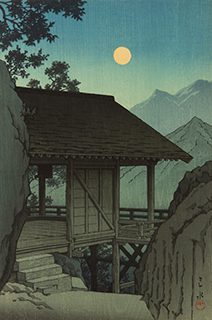 《山形山寺》1941（昭和16）年、渡邊木版美術画舗蔵